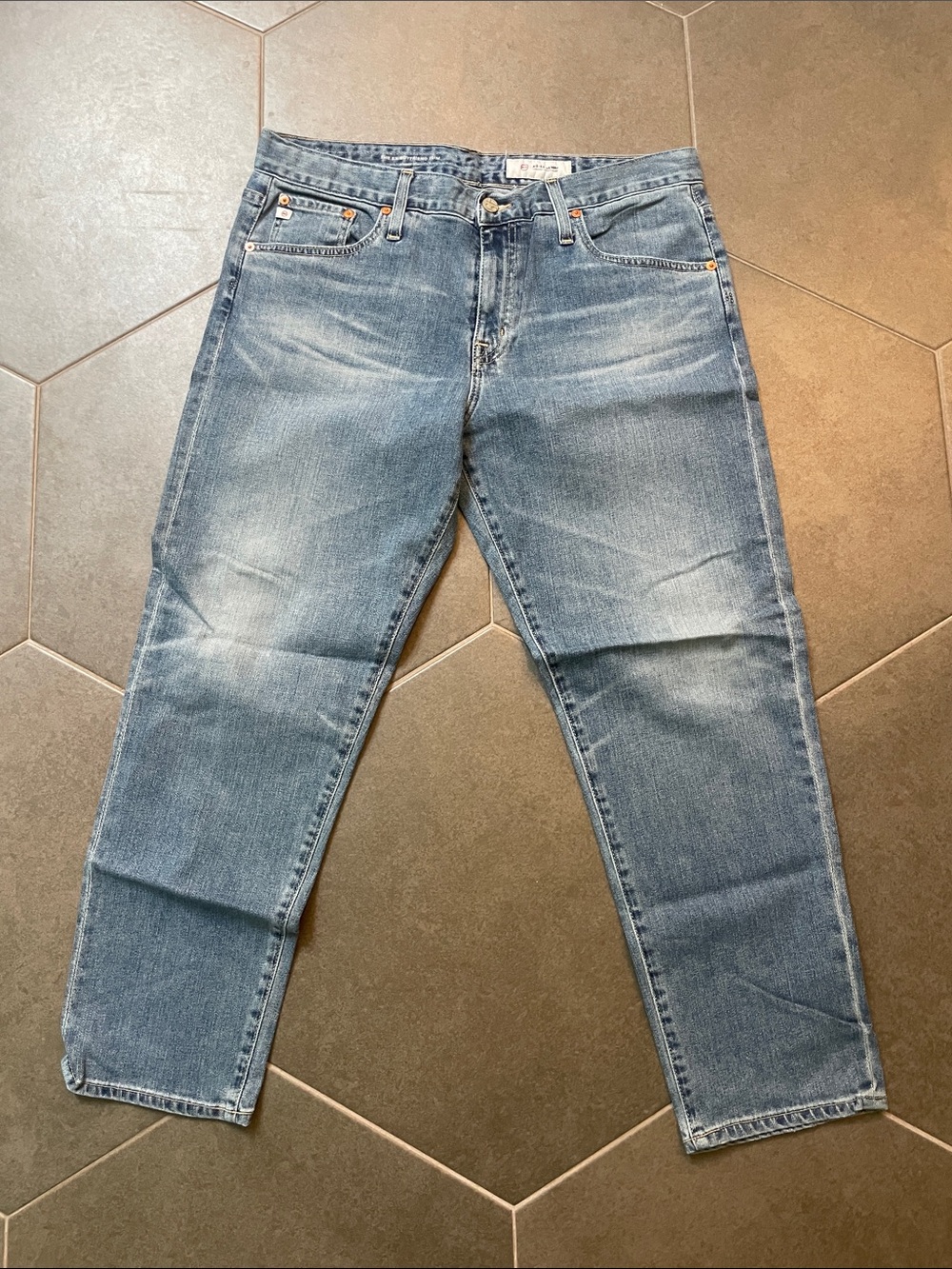 AG Women’s Ex-Boyfriend Slim Washed Denim Jeans 32